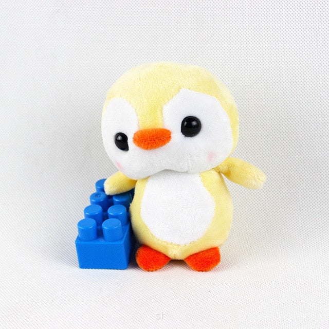 Pingouin 10 cm. Poupée porte-clés . Jouets en peluche.