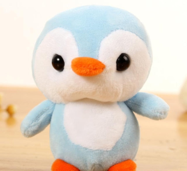 Pingouin 10 cm. Poupée porte-clés . Jouets en peluche.