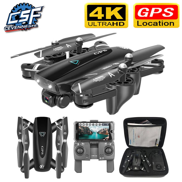 S167 GPS Drone With Camera 5G RC Quadcopter Drones HD 4K WIFI FPV Foldable Off-Point Flying Photos Video Dron Helicopter Toy